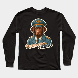 Pilot Labrador Retriever Long Sleeve T-Shirt